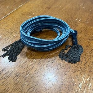 Denim belt